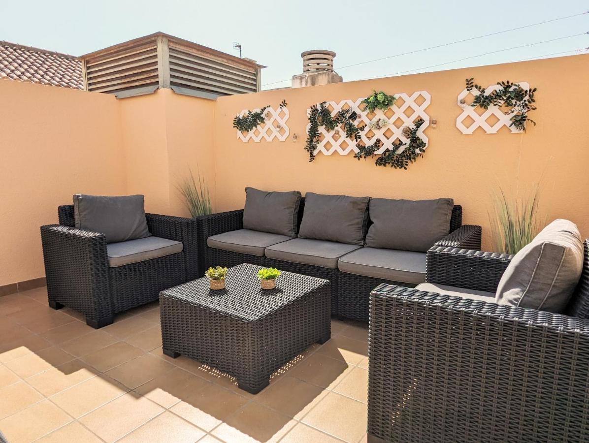 Apartamento Las Palmeras - Con Terraza, Barbacoa, Aire Acondicionado Y A 250M De La Playa! Los Alcázares Kültér fotó